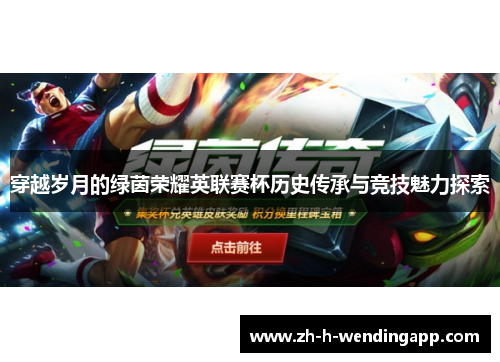 穿越岁月的绿茵荣耀英联赛杯历史传承与竞技魅力探索